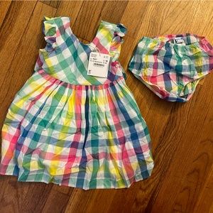 Mayoral 18 mo/86 cm 2 piece dress and bloomer set